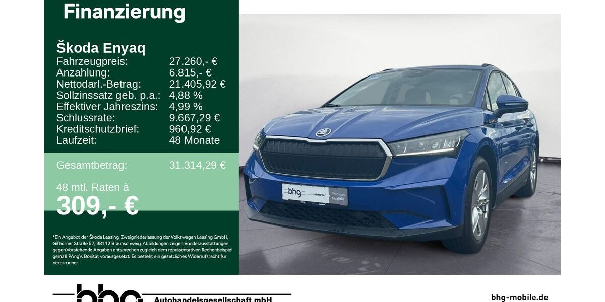 Skoda Enyaq 29.710 km 26.690 &euro; Tübingen 72072