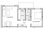 Erdgeschoßwohnung Mötzingen - 2 Zimmer, 50 m&sup2;, 209.000&euro; | Angebot:26901916
