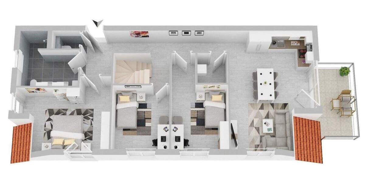 Etagenwohnung Rottenburg Ergenzingen - 6 Zimmer, 132 m&sup2;, 579.000&euro; | Angebot:25724202