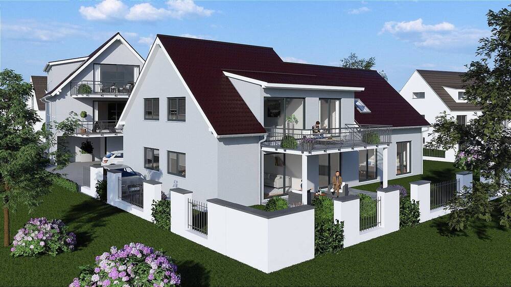 Etagenwohnung Rottenburg am Neckar Kiebingen - 4 Zimmer, 118 m&sup2;, 677.500&euro; | Angebot:25699634