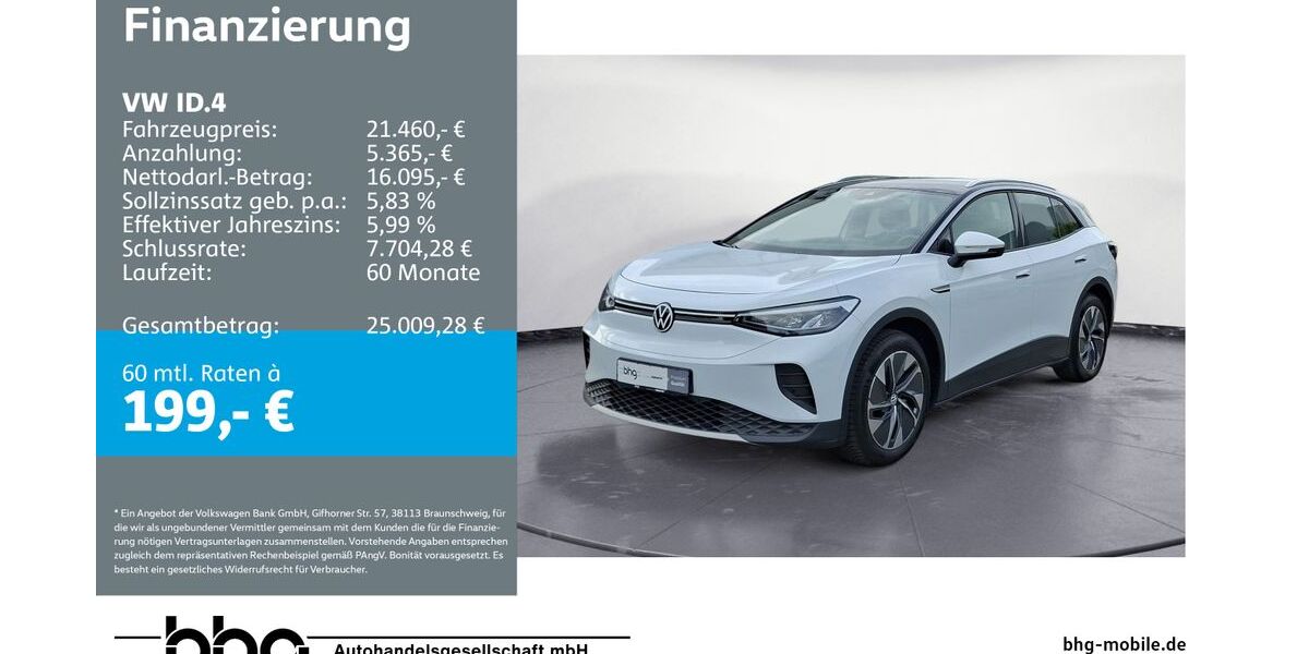VW ID.4 58.662 km 20.960 &euro; Reutlingen 72770