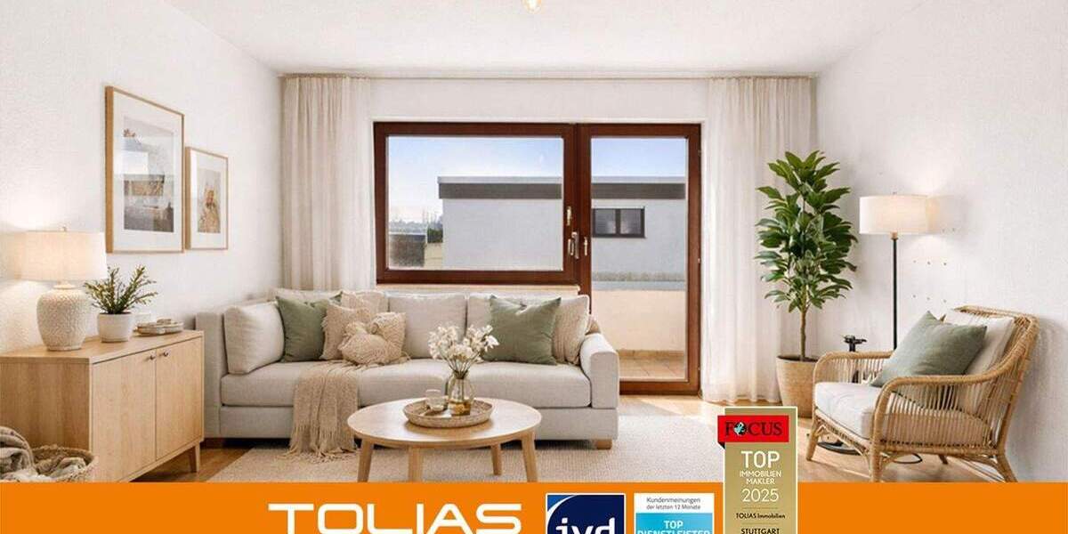 Etagenwohnung Leinfelden-Echterdingen Echterdingen - 2 Zimmer, 47 m&sup2;, 185.000&euro; | Angebot:25675346