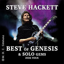 Steve Hackett - Best of Genesis & Solo Gems 2026 Tour 26.05.2026 Kultur- und Kongresszentrum Liederhalle Stuttgart