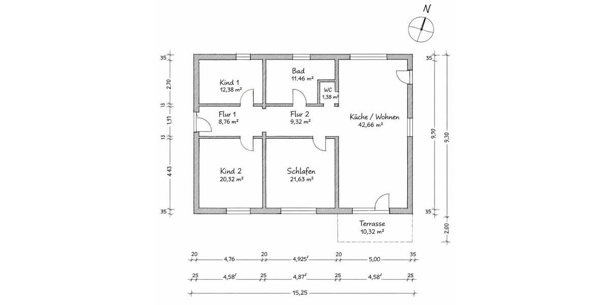 Erdgeschoßwohnung Renningen - 4 Zimmer, 133 m&sup2;, 611.800&euro; | Angebot:25954830