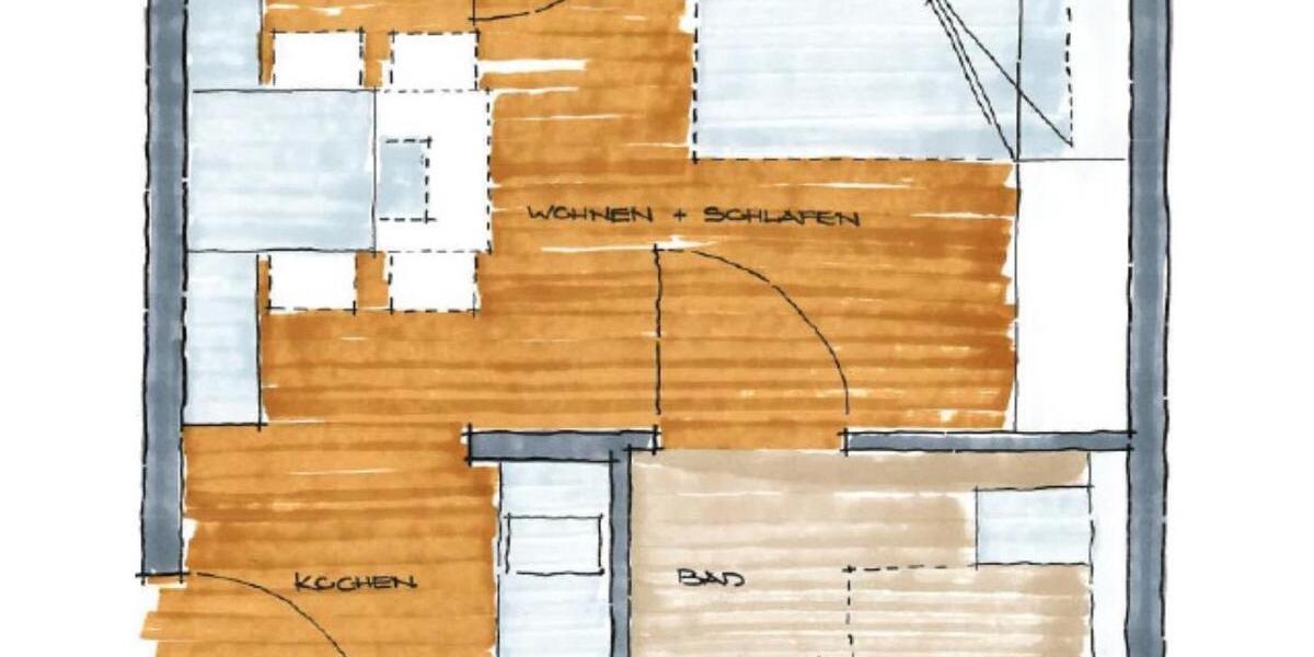 Erdgeschoßwohnung Tübingen Lustnau - 1 Zimmer, 21 m&sup2;, 960&euro; | Angebot:26447015