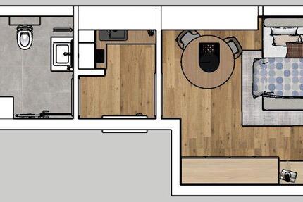 Wohnung Stuttgart Mühlhausen - 1 Zimmer, 24 m&sup2;, 135.000&euro; | Angebot:27166095