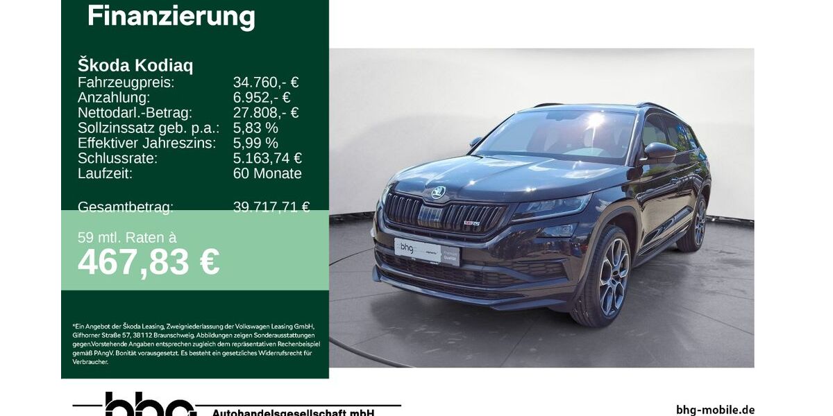 Skoda Kodiaq 44.001 km 34.760 &euro; Reutlingen 72770