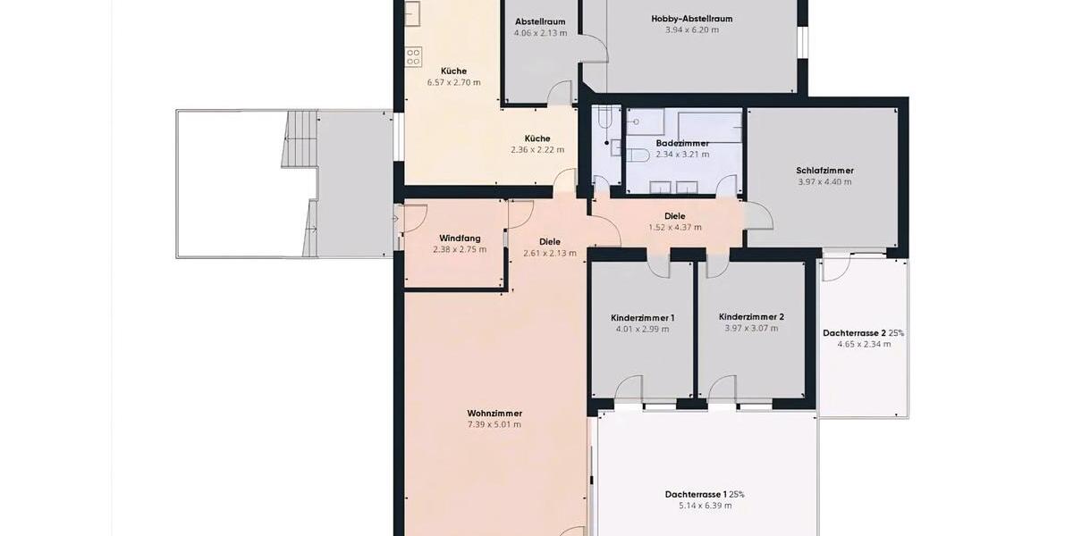 Terrassenwohnung Wildberg - 4 Zimmer, 144 m&sup2;, 399.000&euro; | Angebot:24745377