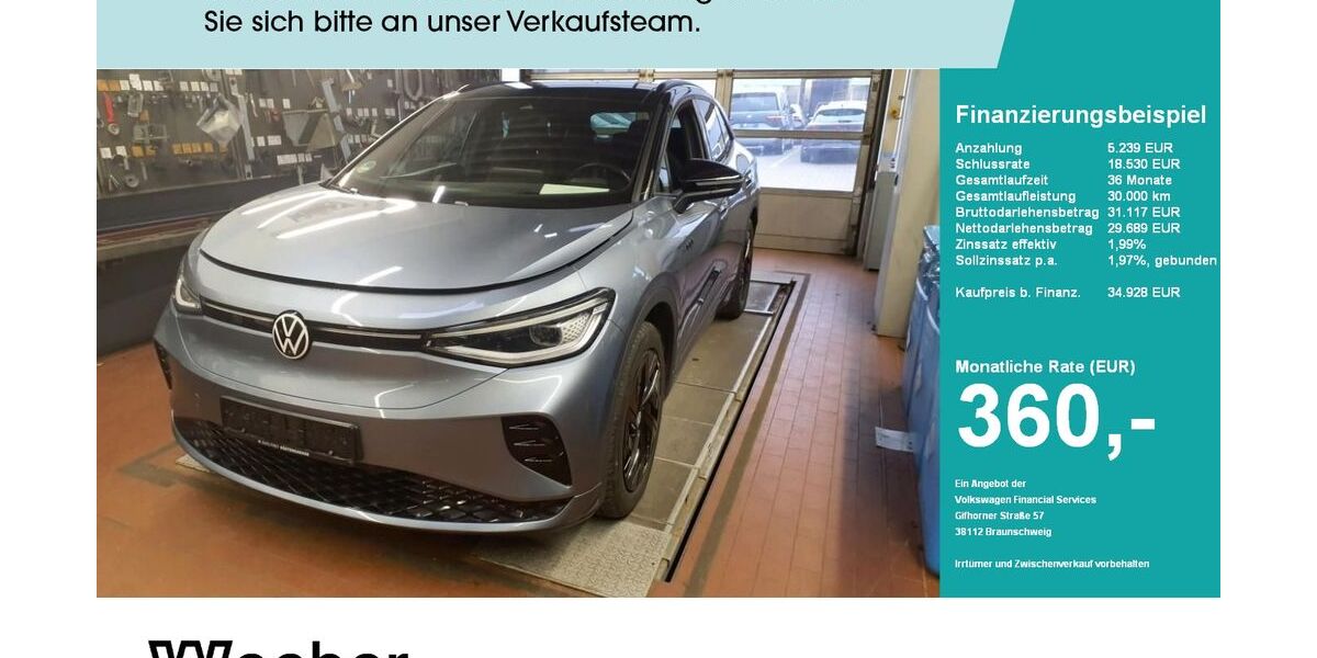 VW ID.4 55.900 km 34.818 &euro; Weil der Stadt 71263