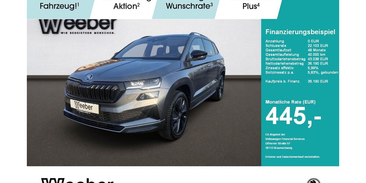 Skoda Karoq 7.491 km 36.190 &euro; Weil der Stadt 71263