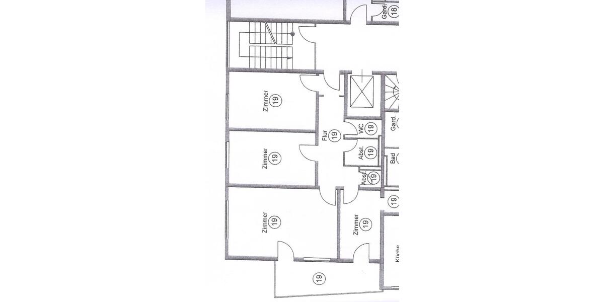 Etagenwohnung Stuttgart Stuttgart-Mitte - 3 Zimmer, 82 m&sup2;, 360.000&euro; | Angebot:25436255