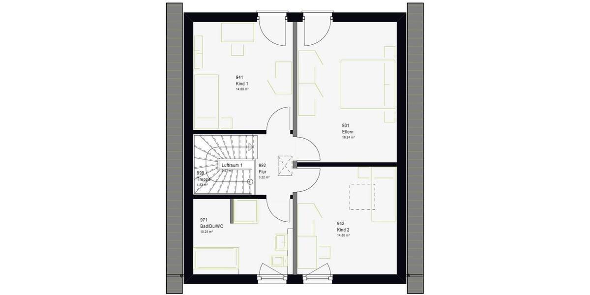 Einfamilienhaus Horb am Neckar Mühringen - 4 Zimmer, 134 m&sup2;, 417.029&euro; | Angebot:25997296