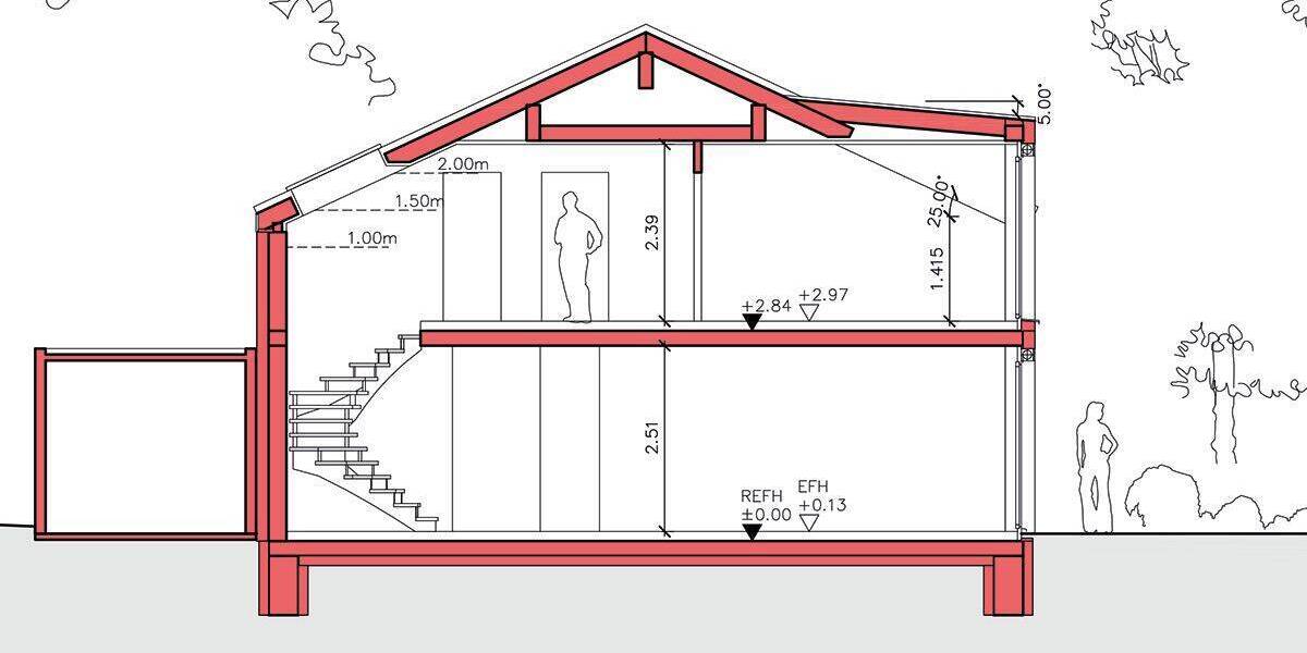 Einfamilienhaus Herrenberg Gültstein - 5 Zimmer, 165 m&sup2;, 961.098&euro; | Angebot:25672466
