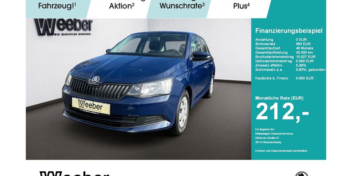 Skoda Fabia 17.703 km 9.650 &euro; Herrenberg 71083