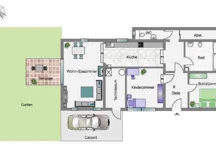 Wohnung Reutlingen Altenburg - 3 Zimmer, 90 m&sup2;, 339.900&euro; | Angebot:24790254