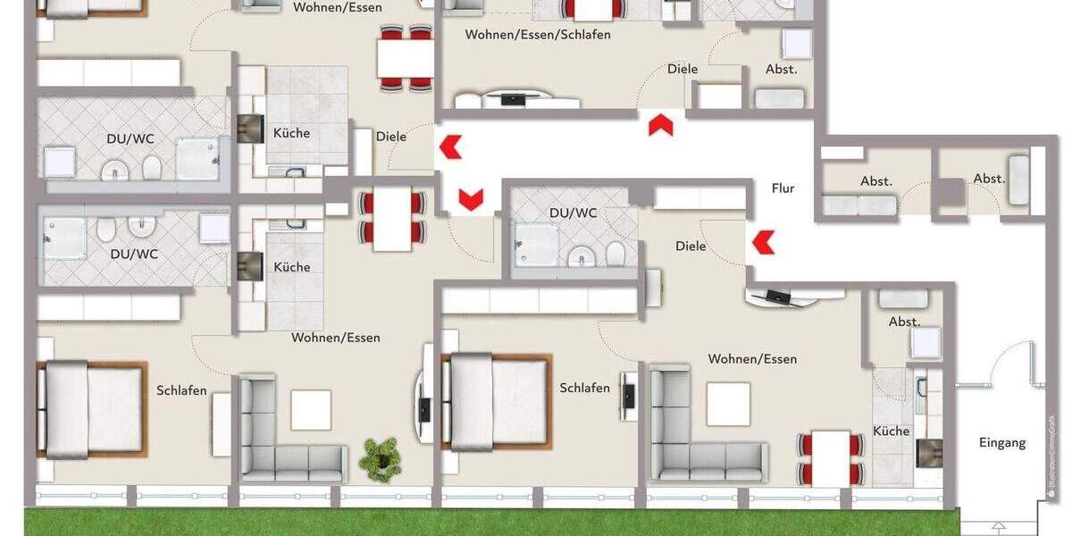 Mehrfamilienhaus, Wohnhaus Stuttgart West - 7 Zimmer, 192 m&sup2;, 1.495.000&euro; | Angebot:25780792