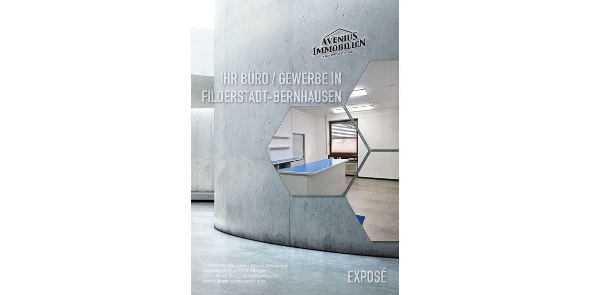 Gewerbeobjekt Filderstadt-Bernhausen Bernhausen - 990&euro; | Angebot:25357189