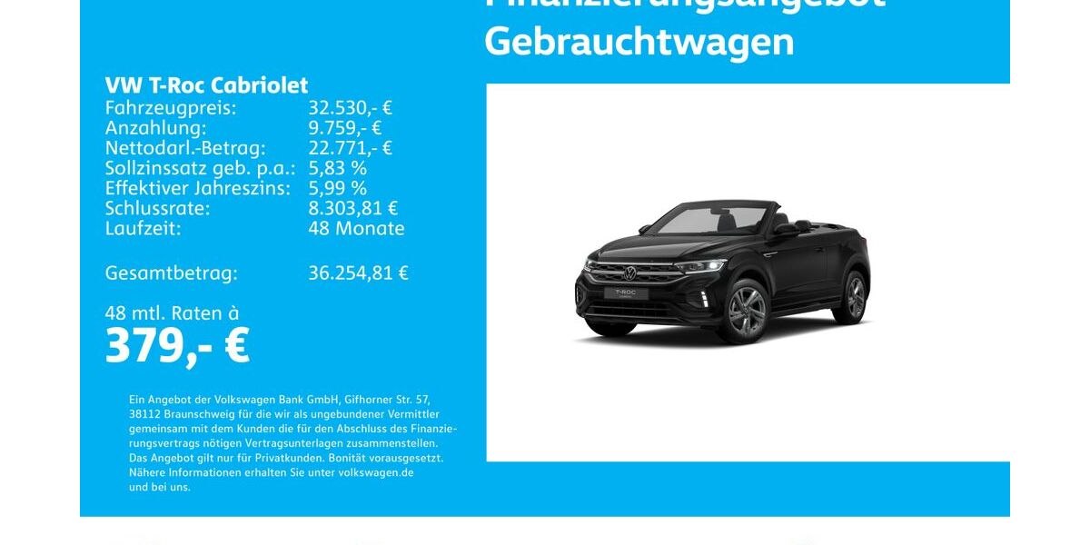 VW T-Roc 21.726 km 32.230 &euro; Stuttgart-Wangen 70188