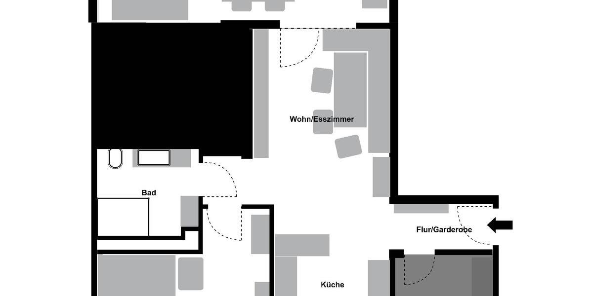 Erdgeschoßwohnung Kirchentellinsfurt - 3 Zimmer, 75 m&sup2;, 1.400&euro; | Angebot:24898577