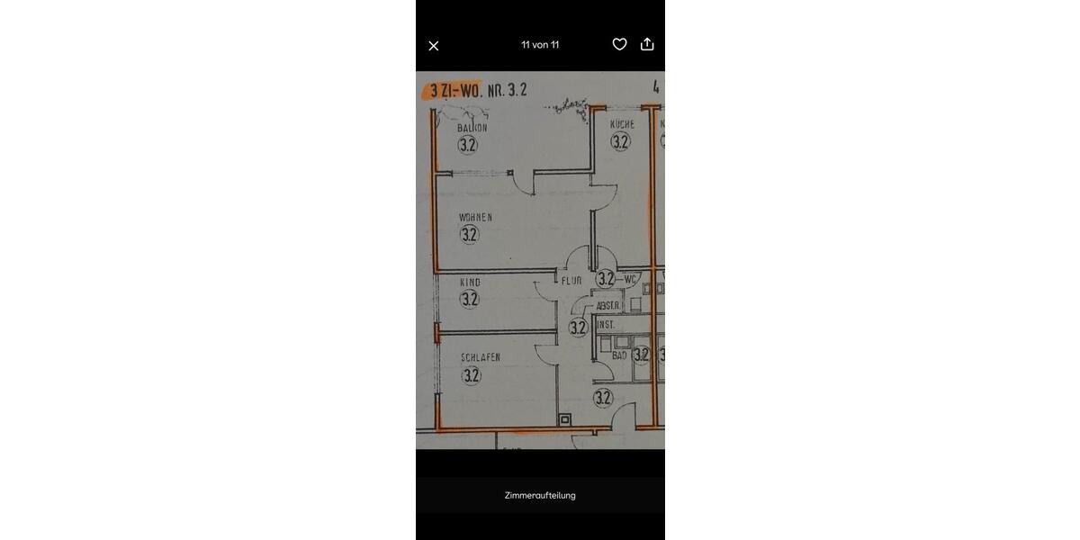 Etagenwohnung Pfullingen - 3 Zimmer, 88 m&sup2;, 319.000&euro; | Angebot:26517364