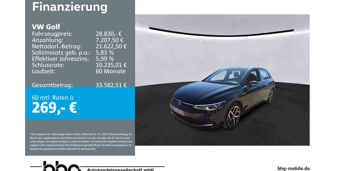 VW Golf 22.902 km 28.830 &euro; Mössingen 72116