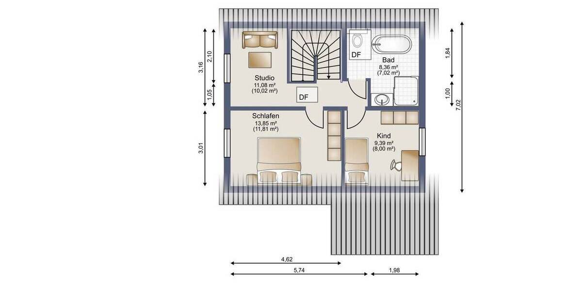 Einfamilienhaus Unterensingen - 3 Zimmer, 82 m&sup2;, 550.000&euro; | Angebot:25673314
