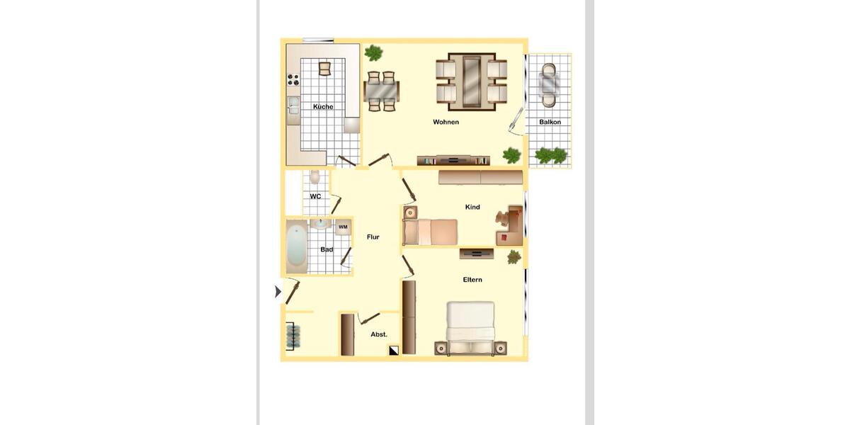 Hochparterre Neuhausen auf den Fildern - 3 Zimmer, 79 m&sup2;, 350.000&euro; | Angebot:26610599