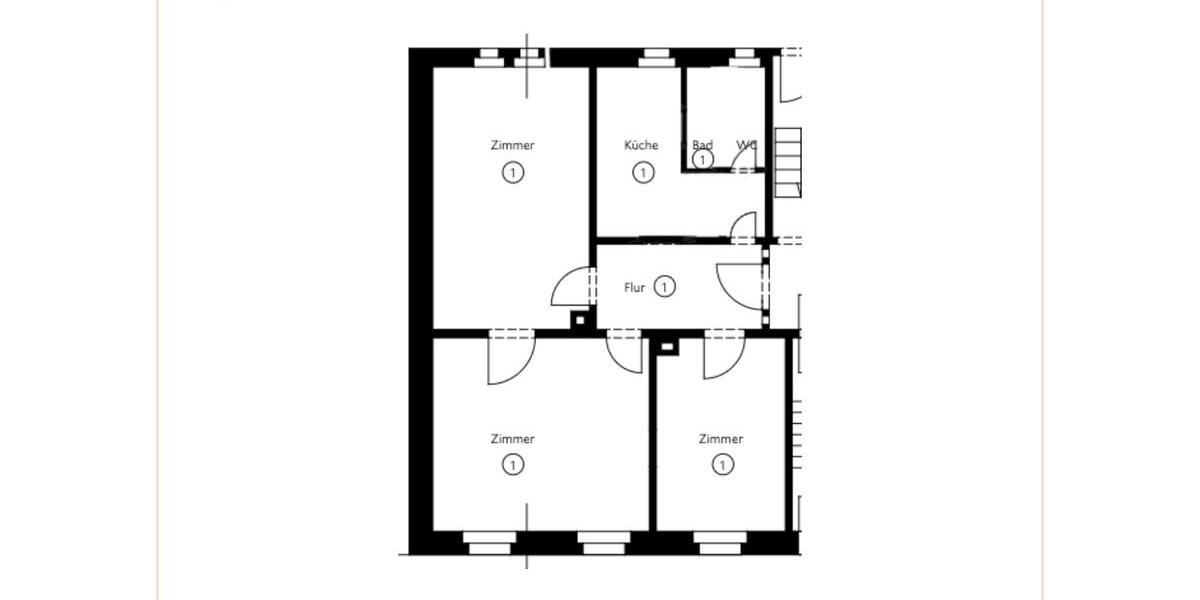 Etagenwohnung Stuttgart Stuttgart-Süd - 3 Zimmer, 90 m&sup2;, 1.680&euro; | Angebot:26101658
