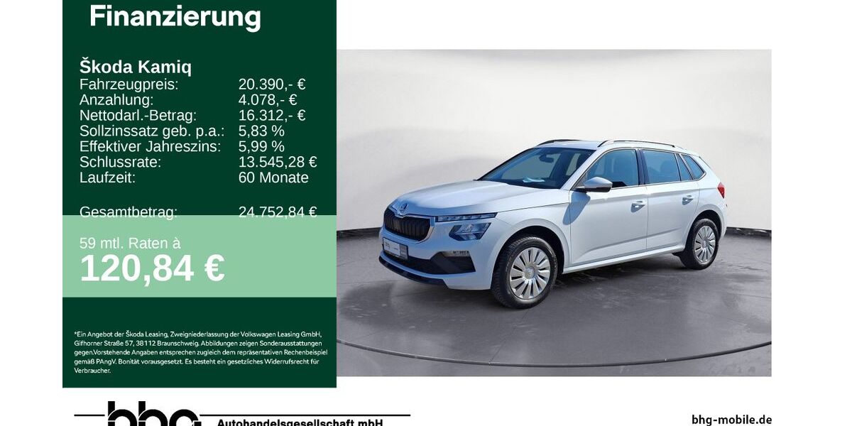 Skoda Kamiq 26.407 km 20.390 &euro; Metzingen 72555