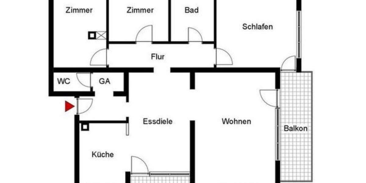 Etagenwohnung Horb am Neckar - 4.5 Zimmer, 124 m&sup2;, 295.000&euro; | Angebot:24148185