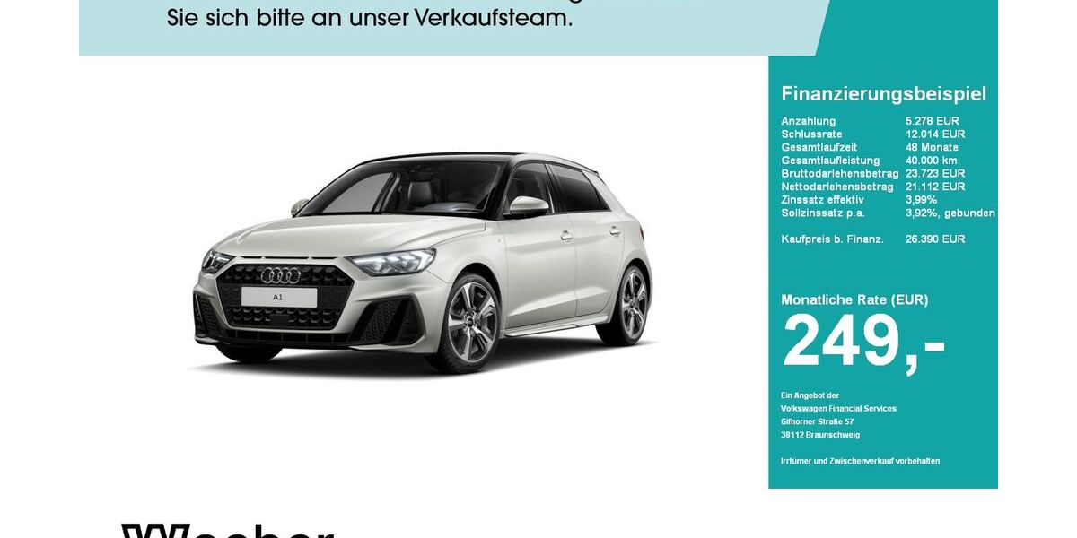Audi A1 20.040 km 26.390 &euro; Herrenberg 71083