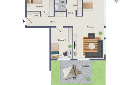Wohnung Gärtringen - 3.5 Zimmer, 87 m&sup2;, 575.500&euro; | Angebot:25274690