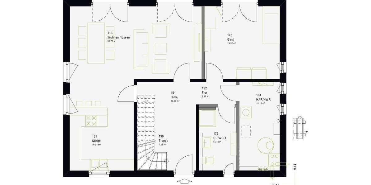 Einfamilienhaus Mössingen Talheim - 6 Zimmer, 185 m&sup2;, 537.219&euro; | Angebot:25733726