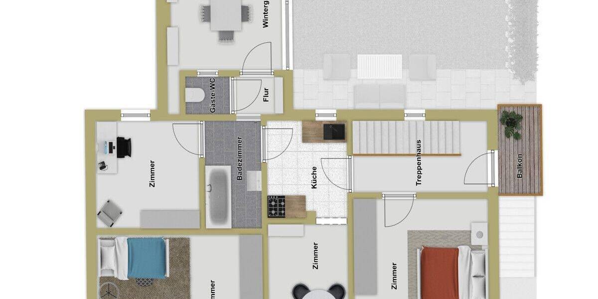 Doppelhaushälfte Gomadingen - 6 Zimmer, 127 m&sup2;, 110.000&euro; | Angebot:25693511