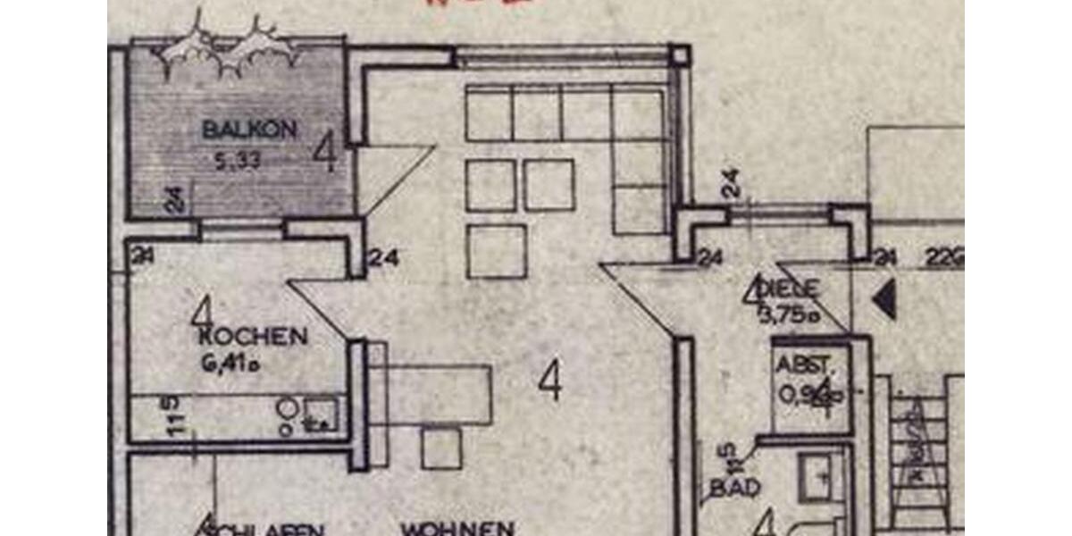 Etagenwohnung Reutlingen Reutlingen (Kernstadt) - 1.5 Zimmer, 49 m&sup2;, 750&euro; | Angebot:24794747
