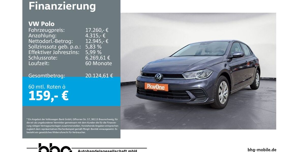 VW Polo 57.166 km 17.260 &euro; Reutlingen 72770