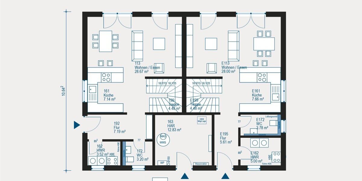 Flexibles Mehrfamilienhaus in Ostfildern - Individuell gestaltet und effizient gebaut mit kalkuliertem Grundstück - Mehrfamilienhaus, Wohnhaus Ostfildern | Angebot:27346424