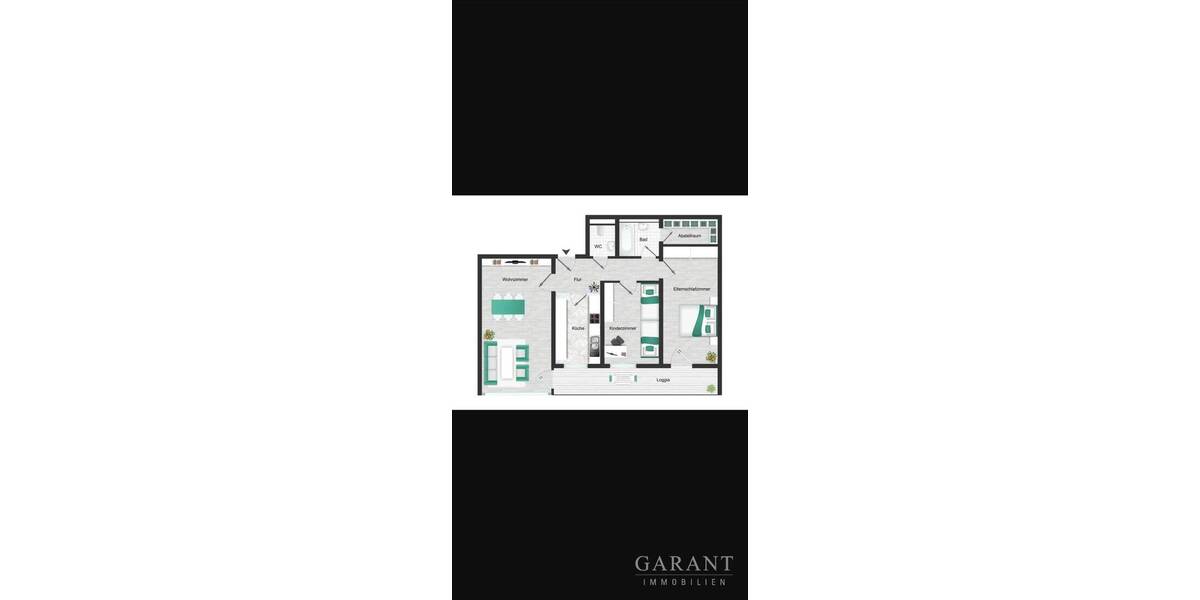 Etagenwohnung Reutlingen Hohbuch - 3 Zimmer, 79 m&sup2;, 327.000&euro; | Angebot:26597801