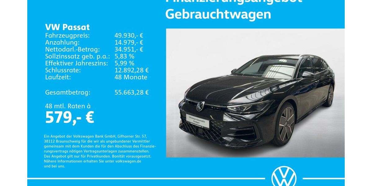 VW Passat Variant 1.505 km 49.930 &euro; Stuttgart-Feuerbach 70469