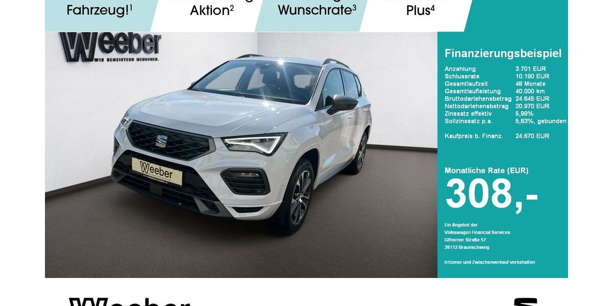 Seat Ateca 42.488 km 24.670 &euro; Herrenberg 71083