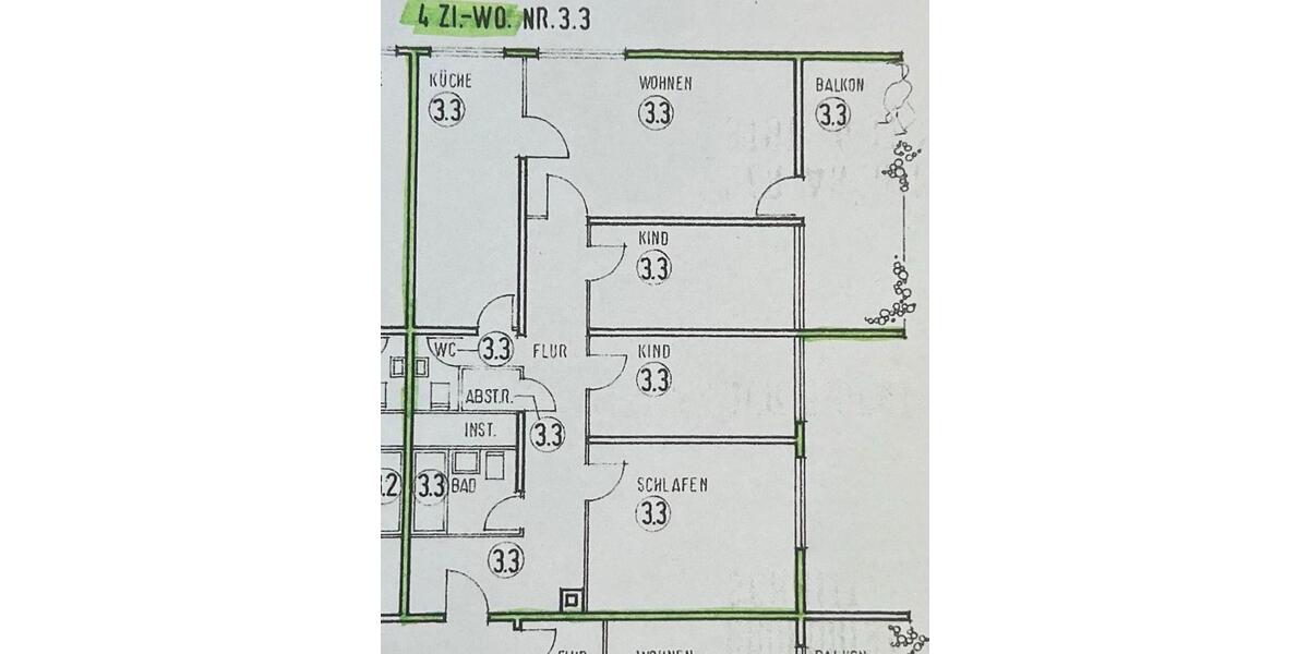 Etagenwohnung Pfullingen - 4 Zimmer, 100 m&sup2;, 329.000&euro; | Angebot:26517363