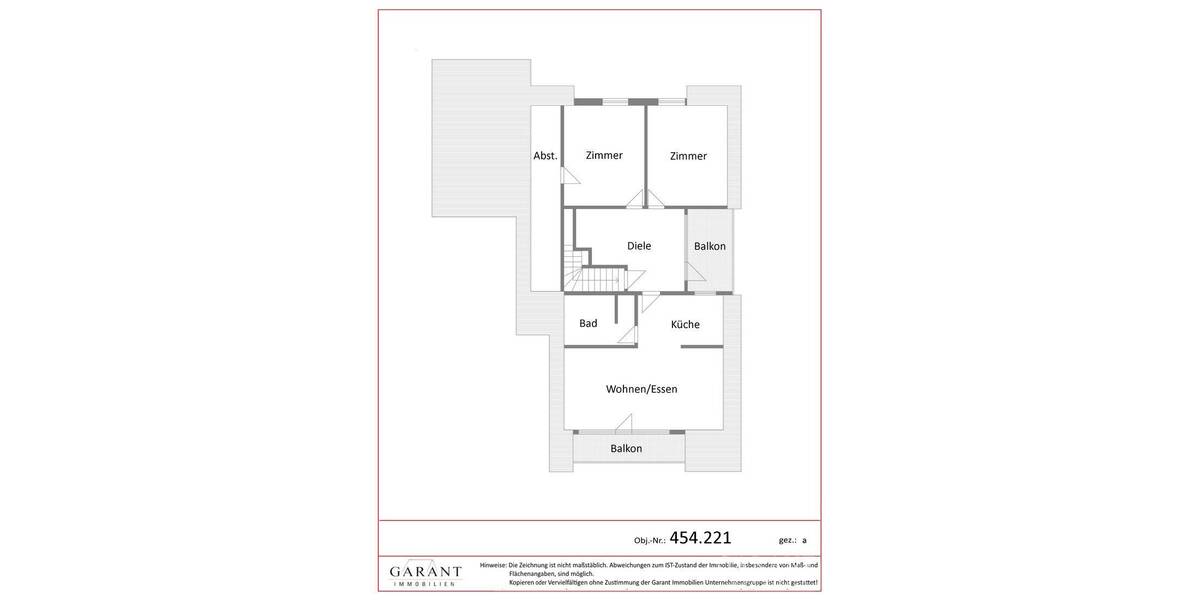 Etagenwohnung Horb am Neckar Nordstetten - 3 Zimmer, 120 m&sup2;, 1.000&euro; | Angebot:26018229