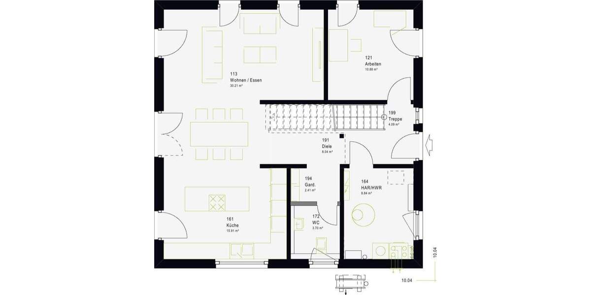 Einfamilienhaus Rottenburg am Neckar Ergenzingen - 5 Zimmer, 162 m&sup2;, 499.769&euro; | Angebot:25679483