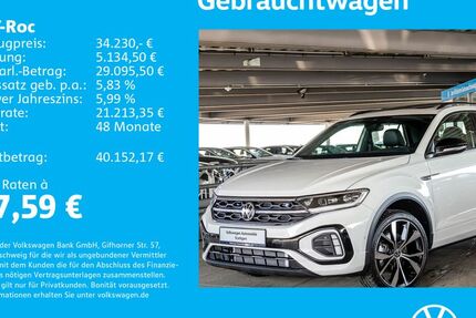 VW T-Roc 1.505 km 33.930 &euro; Stuttgart-Wangen 70188